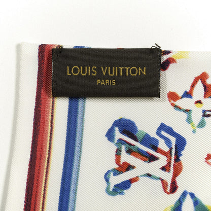 Louis Vuitton Silk Monogram Rainbow Bandeau White 3 of 4