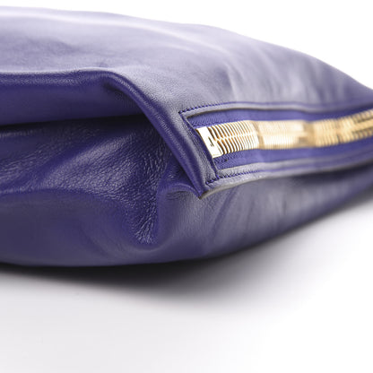 Tom Ford Ramskin Large Alix Padlock Zip Shoulder Bag Violet 11 of 13