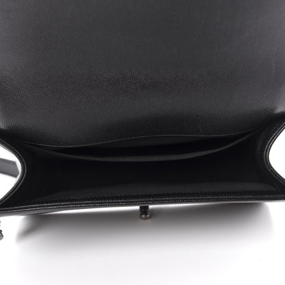 Chanel Caviar Quilted Medium Boy Flap Black 5 of 14