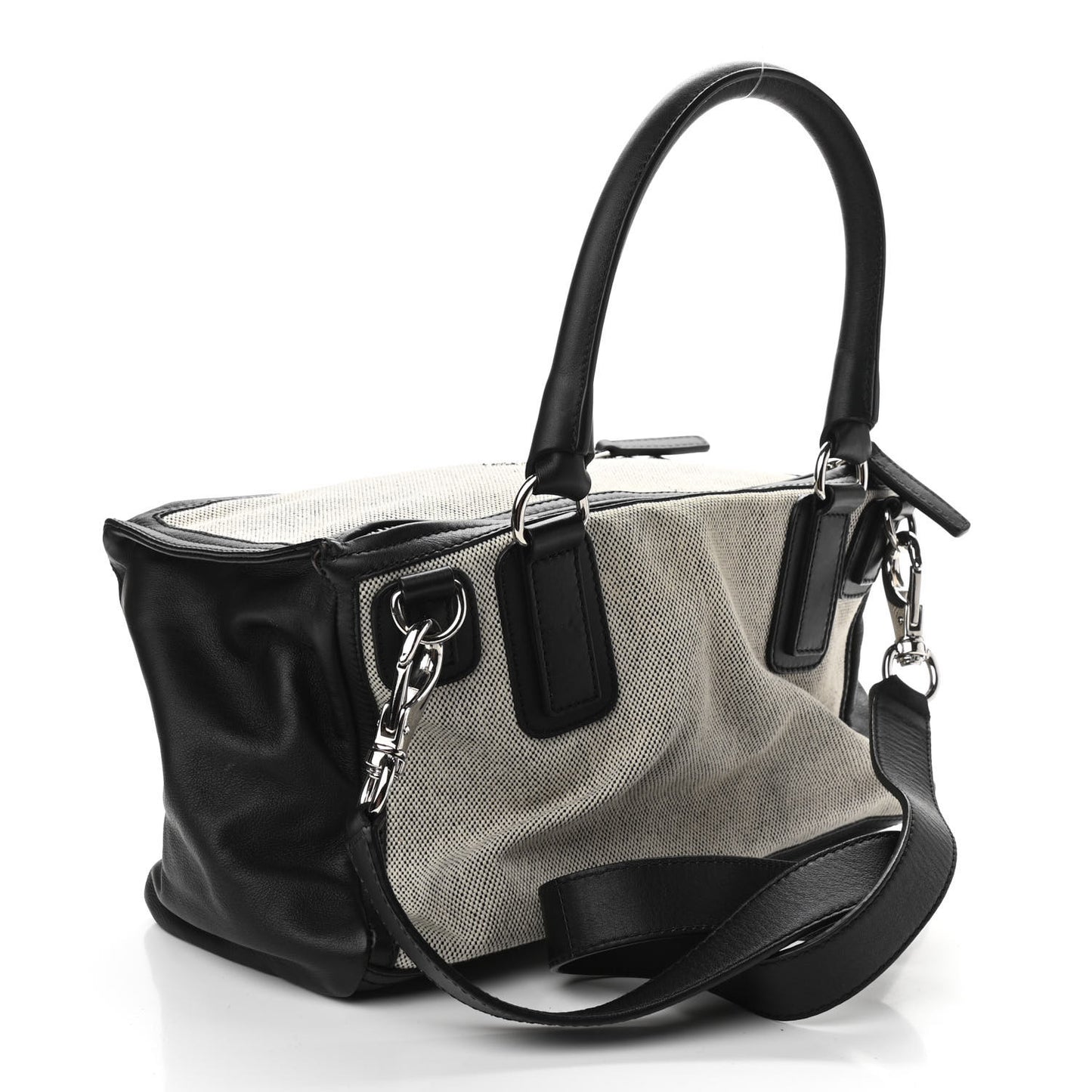Calfskin Canvas Medium Pandora Black