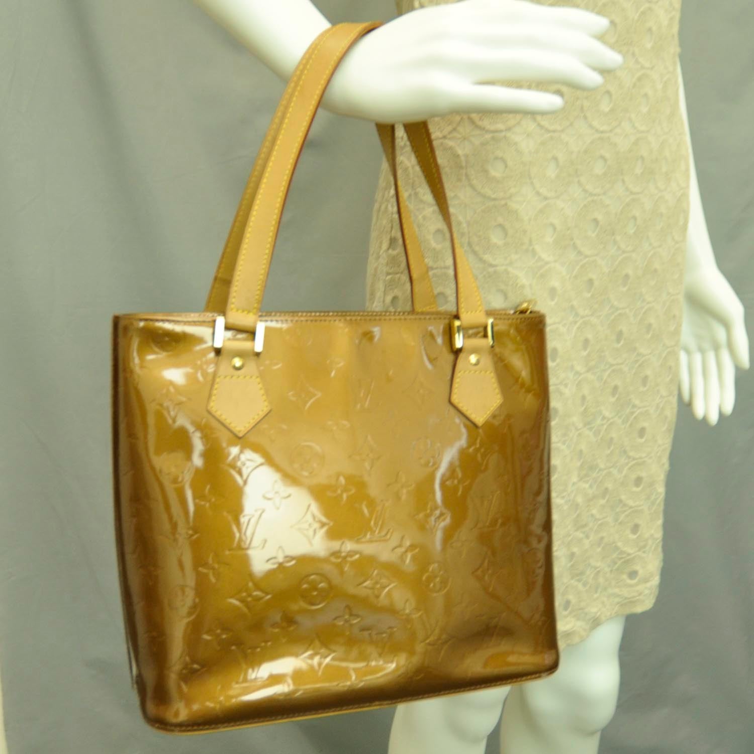 Louis Vuitton Vernis Houston Bronze 2 of 11