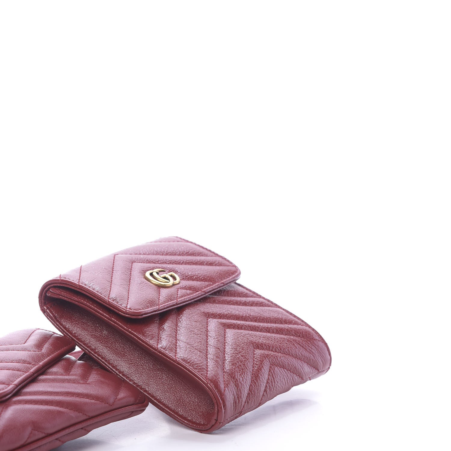 Gucci Azalea Calfskin Matelasse GG Marmont Multi Belt Bag 95 38 Romantic Cerise 12 of 13