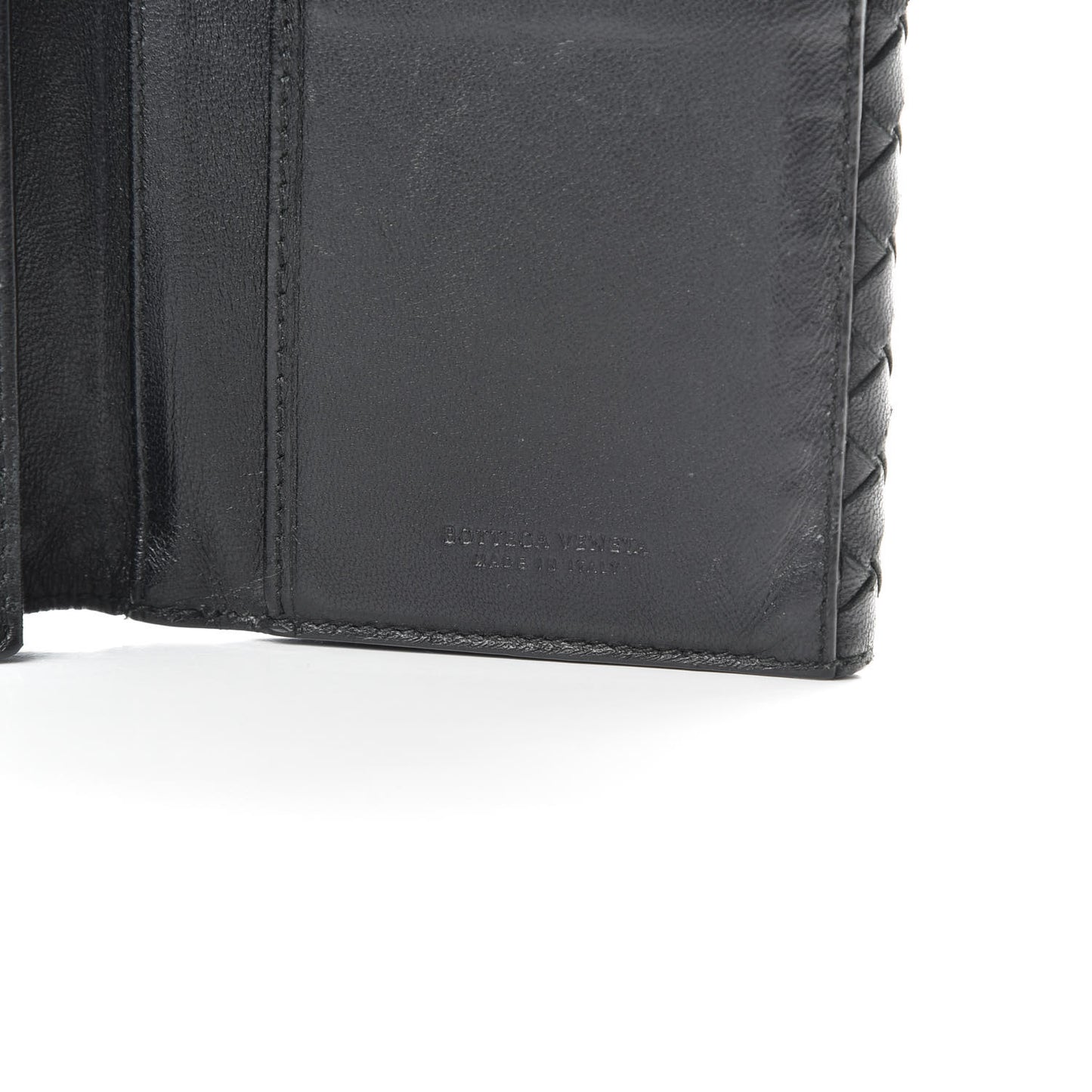 Nappa Intrecciato Continental Wallet Black