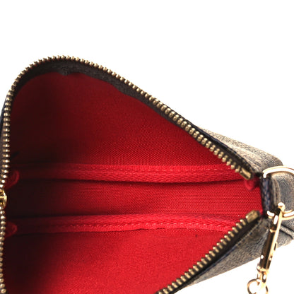 Louis Vuitton Damier Ebene Mini Pochette Accessories 4 of 7