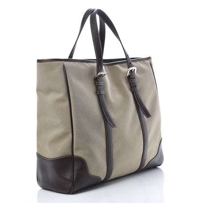 Prada Jacquard Logo Tote Corda Bruciato 3 of 12