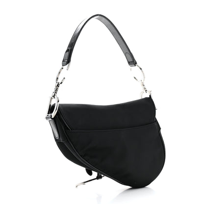 Christian Dior Nylon Saddle Bag Black 3 of 15