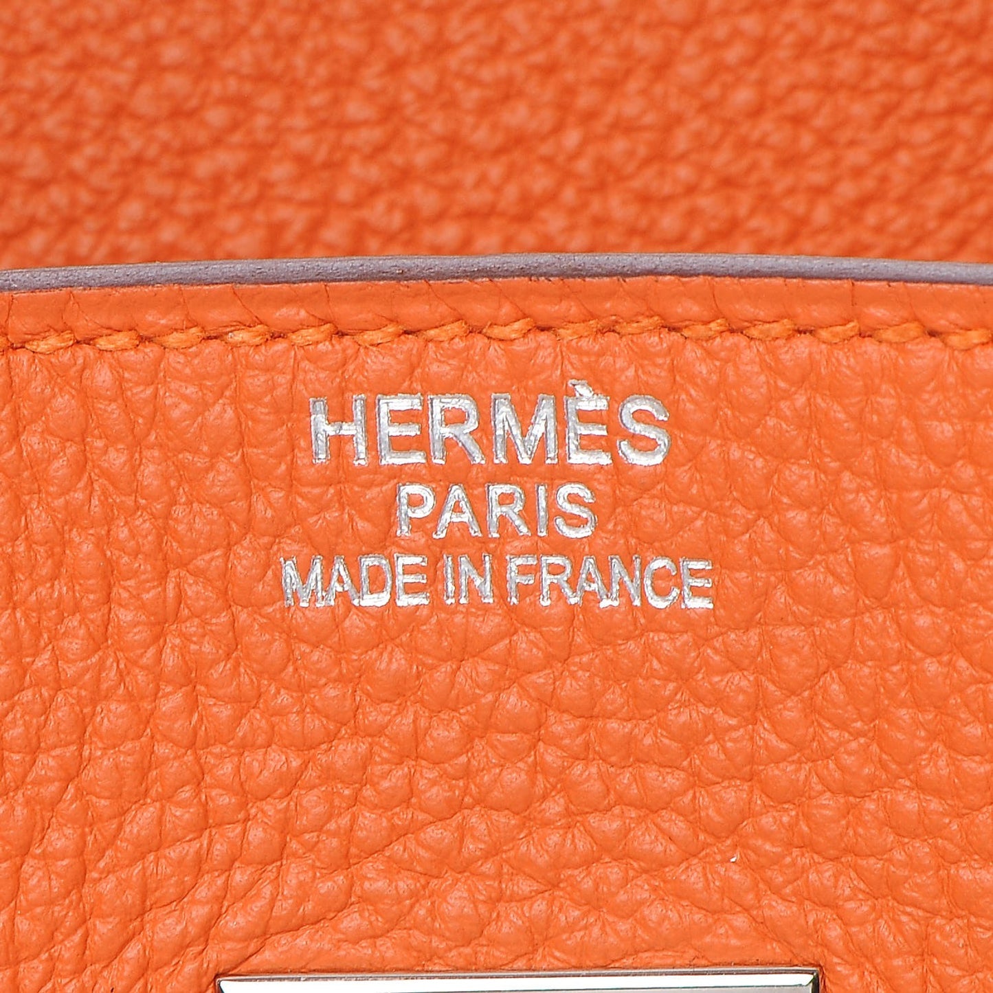 Togo Birkin 35 Orange