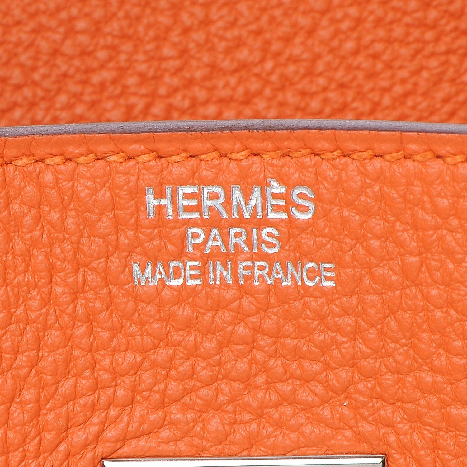Hermes Togo Birkin 35 Orange 13 of 33