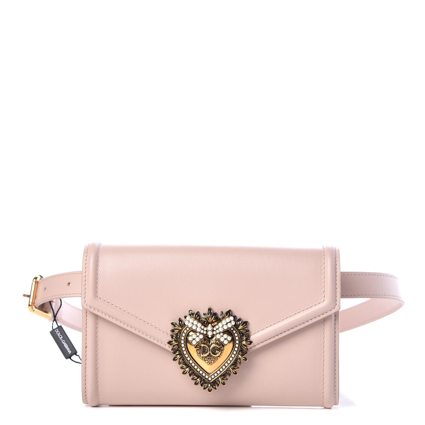 Agnello Vitello Devotion Belt Bag Cipria