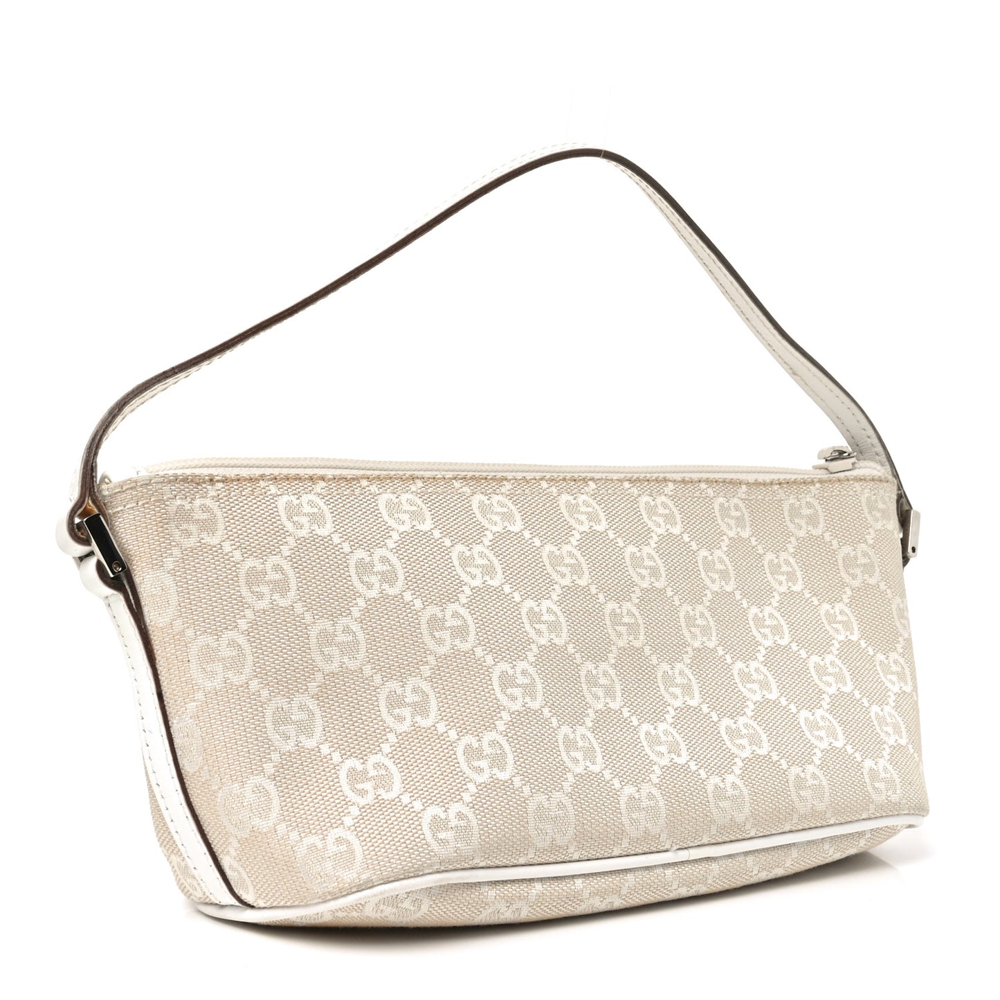 Monogram Boat Pochette White