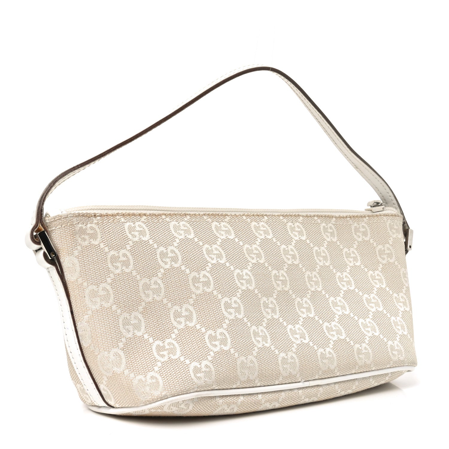 Gucci Monogram Boat Pochette White 3 of 10