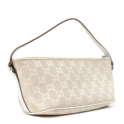 Gucci Monogram Boat Pochette White 3 of 10
