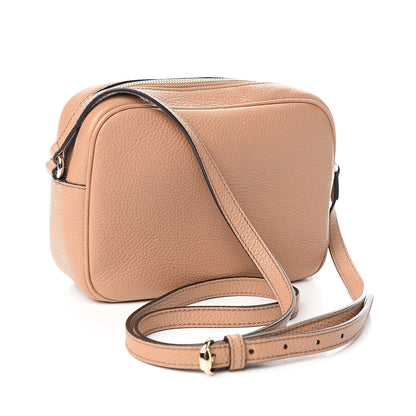 Gucci Pebbled Calfskin Small Soho Disco Bag Rose Beige 3 of 10