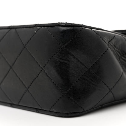 Chanel Lambskin Quilted Mini Square Flap Black 10 of 14