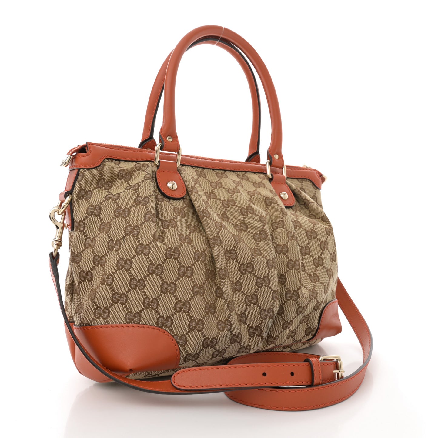 Monogram Medium Sukey Top Handle Orange