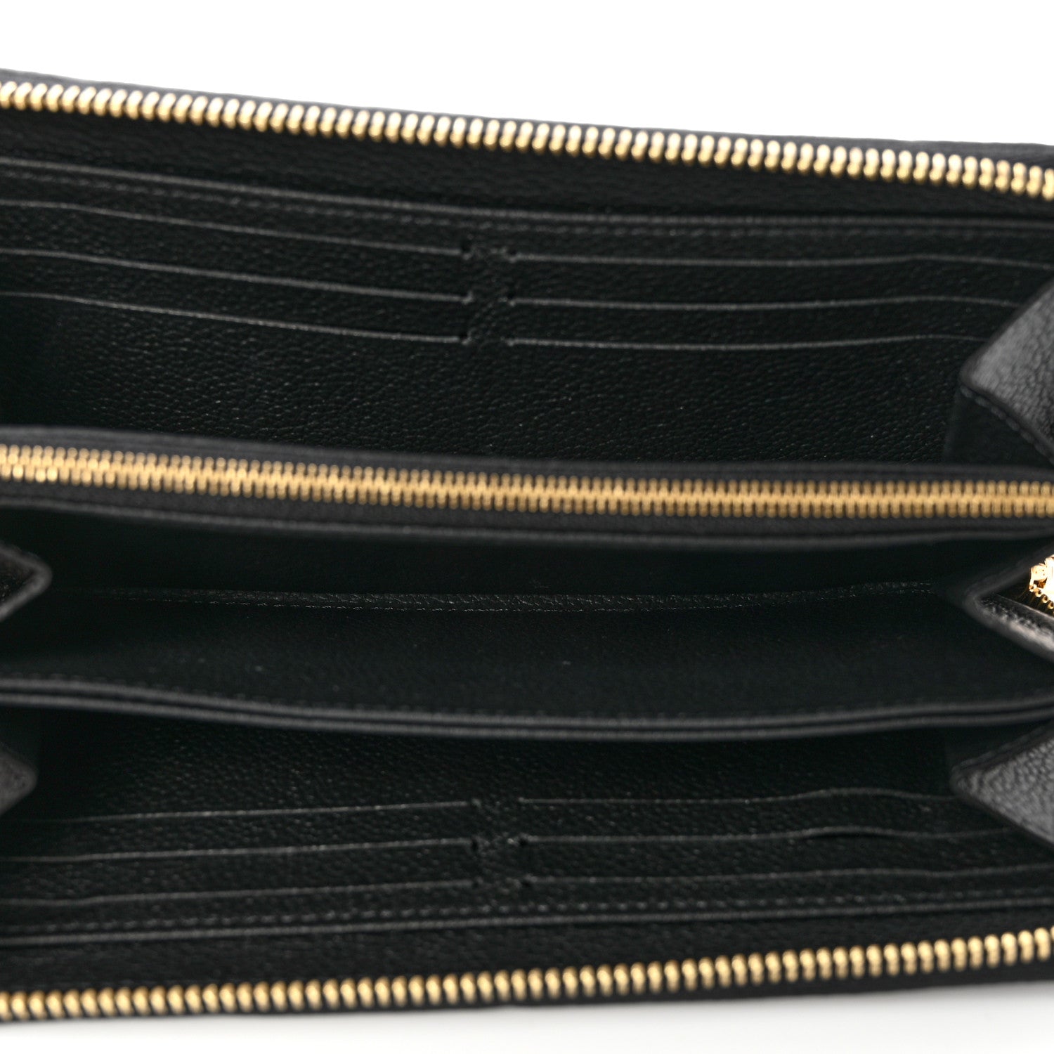Louis Vuitton Empreinte Zippy Wallet Black 5 of 6