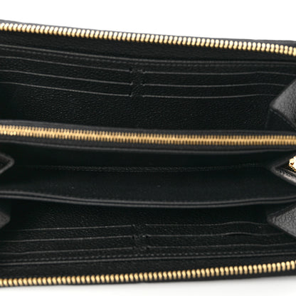 Louis Vuitton Empreinte Zippy Wallet Black 5 of 6