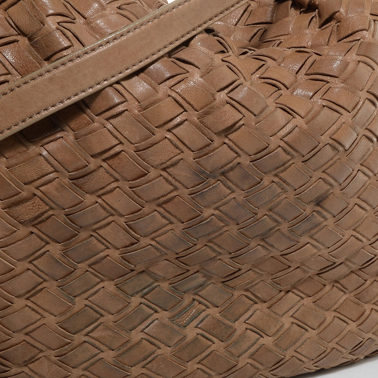 Woven Leather Fringe Hobo