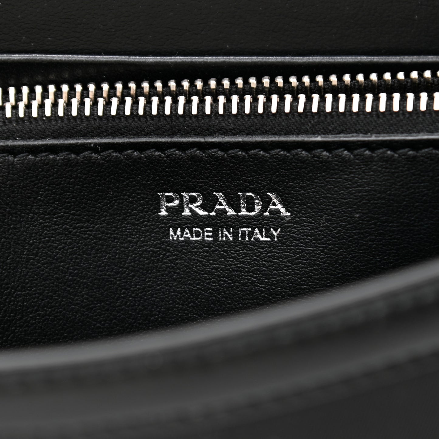 Tessuto Nylon Vitello Wallet on Strap Black