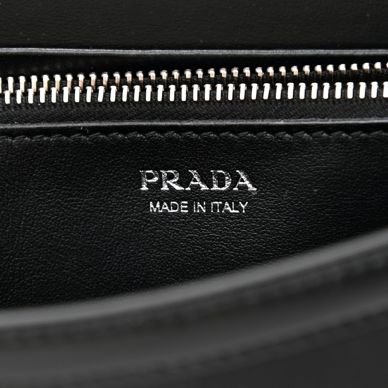 Prada Tessuto Nylon Vitello Wallet on Strap Black 6 of 8