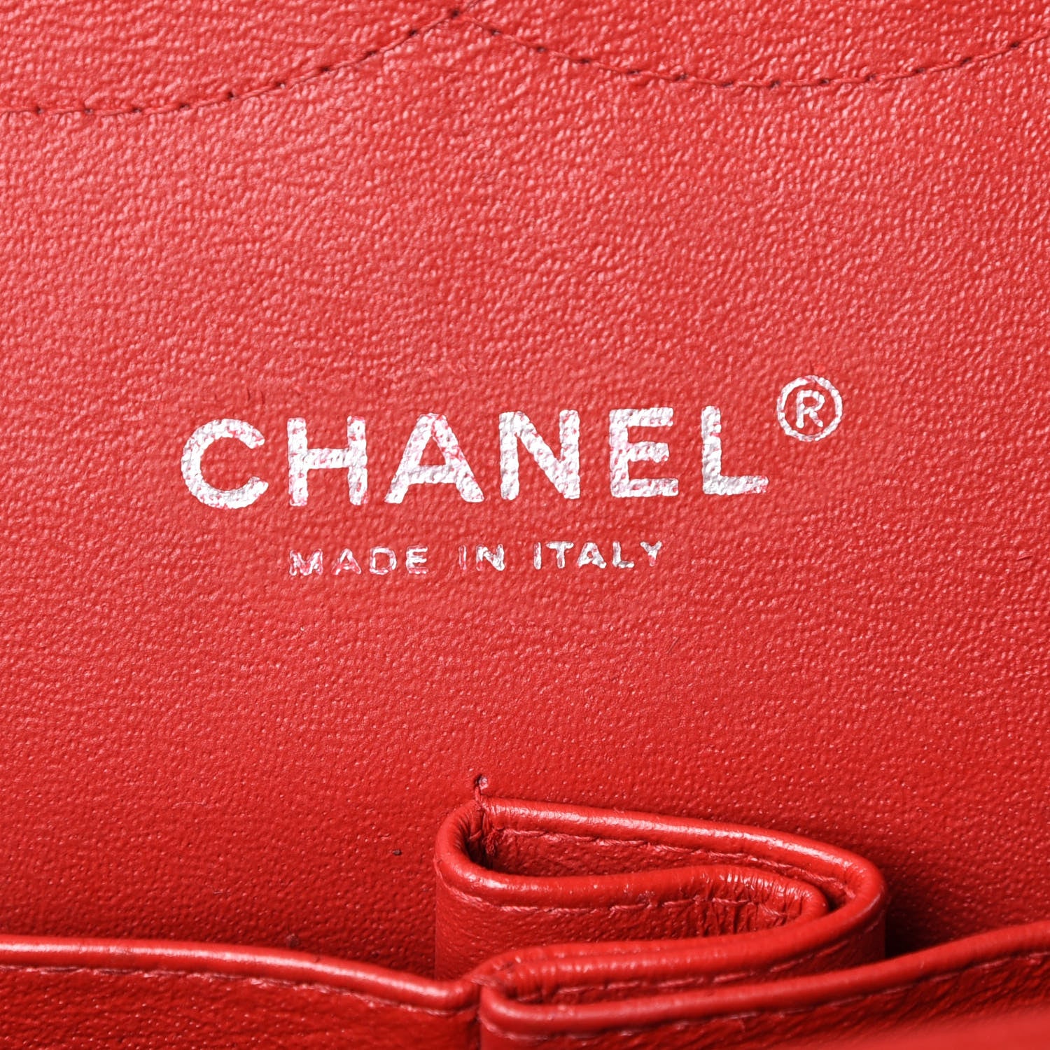 Chanel Caviar Quilted Jumbo Double Flap Red 6 of 12