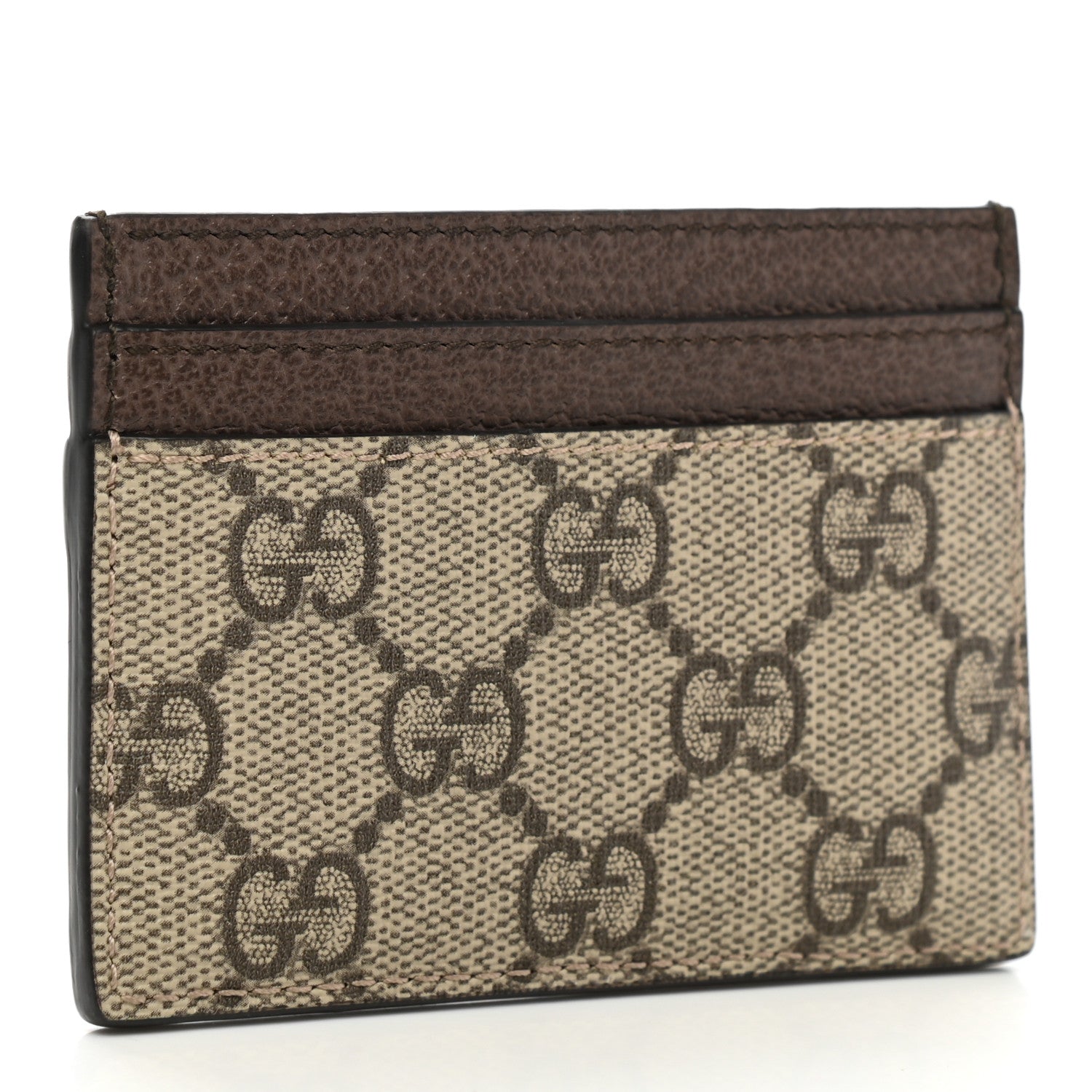Gucci GG Supreme Monogram Ophidia Card Holder Brown 3 of 7