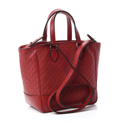 Gucci Microguccissima Small Bree Tote Red 3 of 11