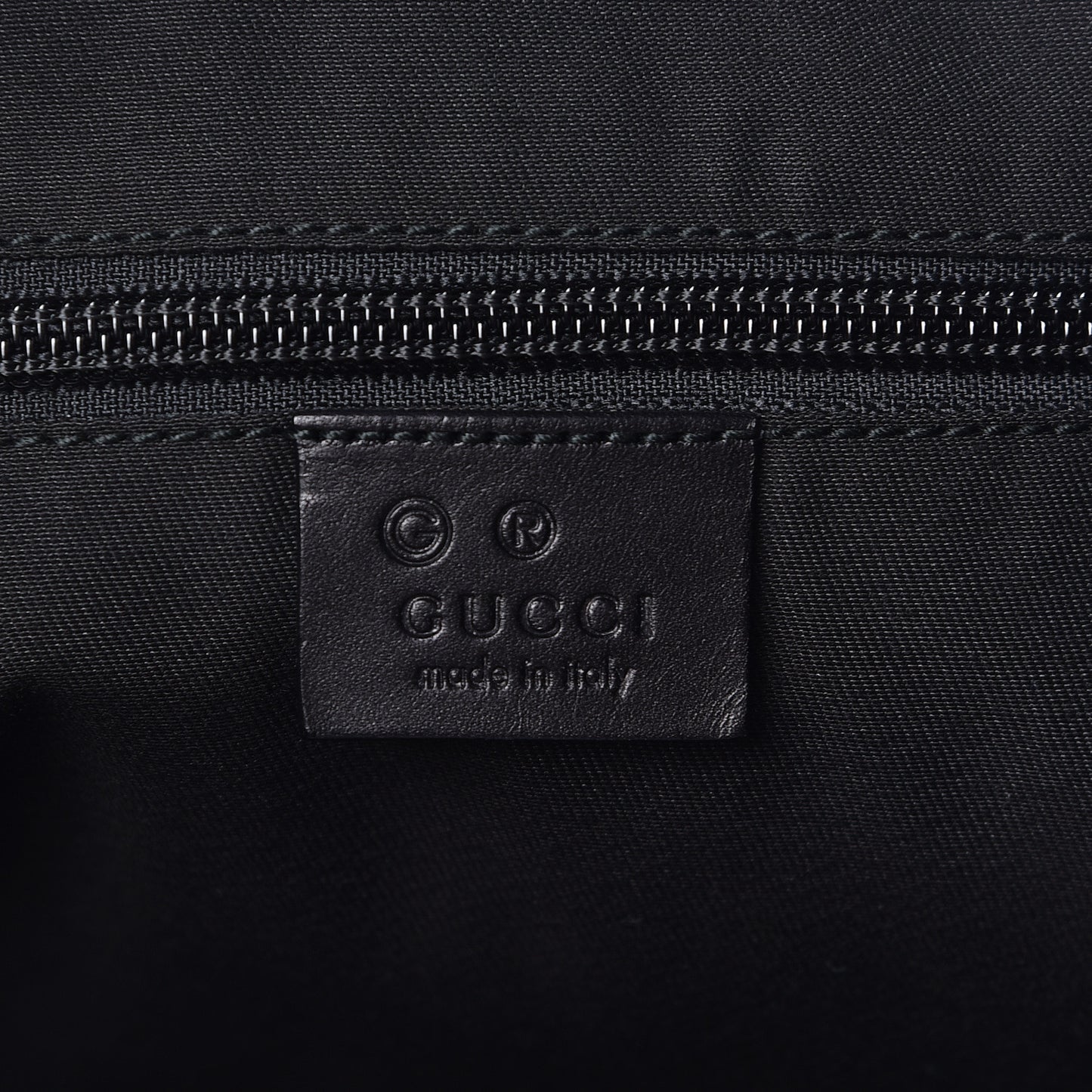 Denim Monogram Flat Messenger Bag Black