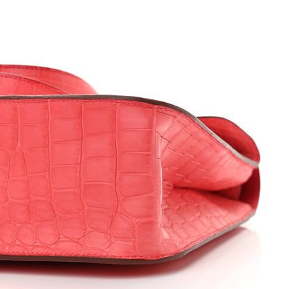 Hermes Matte Niloticus Crocodile Halzan 31 Bougainvillea 9 of 12