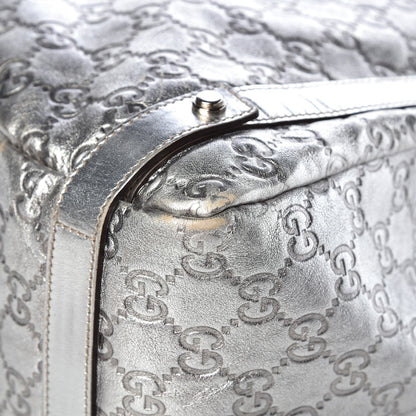 Gucci Guccissima Medium Abbey Shoulder Bag Silver 11 of 13