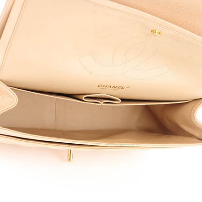 Chanel Caviar Quilted Jumbo Double Flap Beige Clair 5 of 8