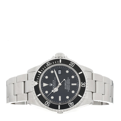 Rolex Stainless Steel 40mm Sea-Dweller Oyster Perpetual Watch Black 16600 2 of 4