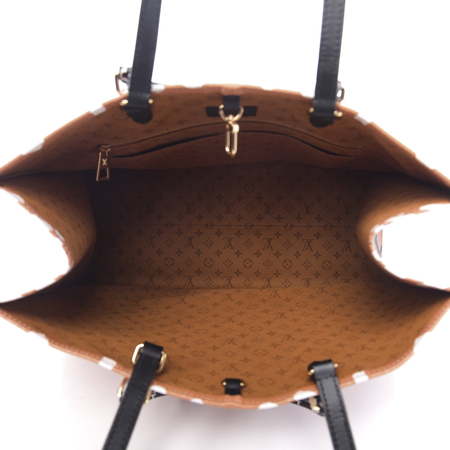 Louis Vuitton Monogram Giant Crafty Onthego GM Crème Caramel 5 of 10