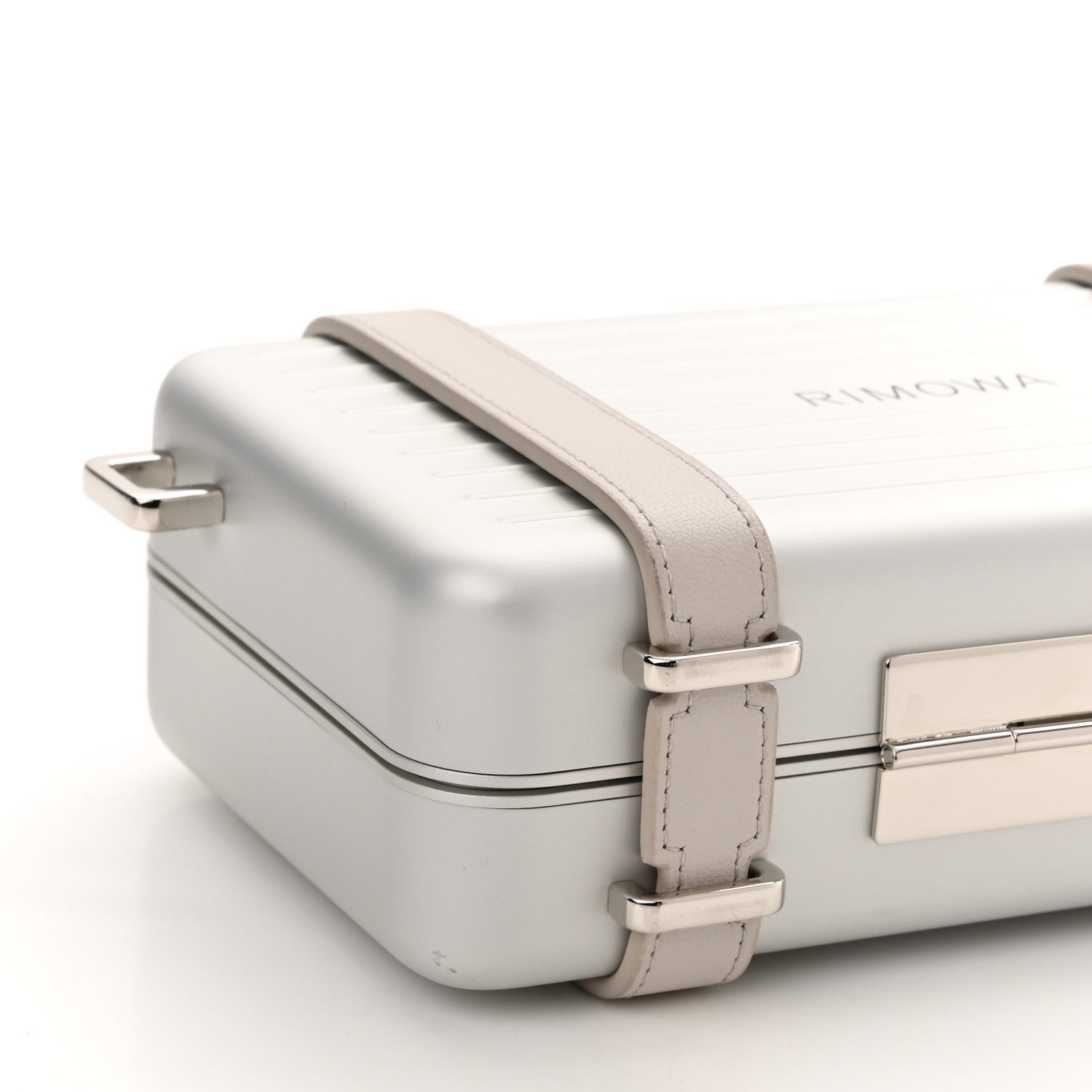 Christian Dior X RIMOWA Aluminum Personal Clutch On Strap Silver 9 of 13