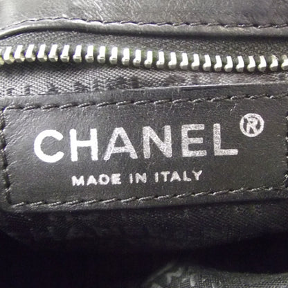 Chanel Leather Sac Pochette Black 7 of 9