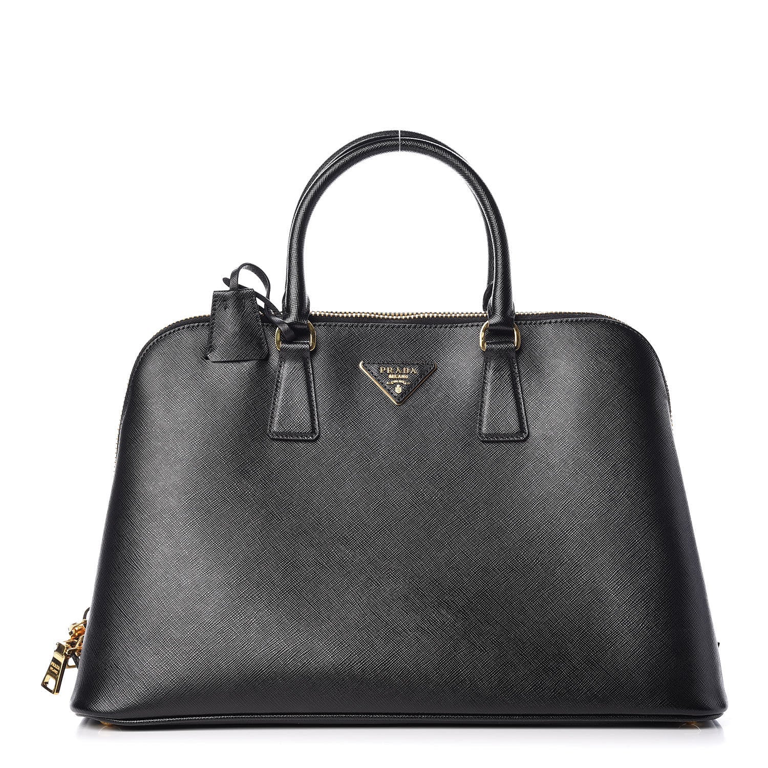 Prada Saffiano Lux Large Promenade Tote Black 1 of 11
