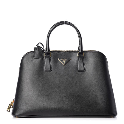 Prada Saffiano Lux Large Promenade Tote Black 1 of 11