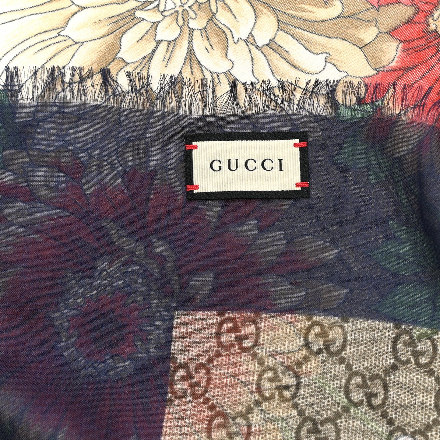 Modal Silk Spring Bouquet Scarf