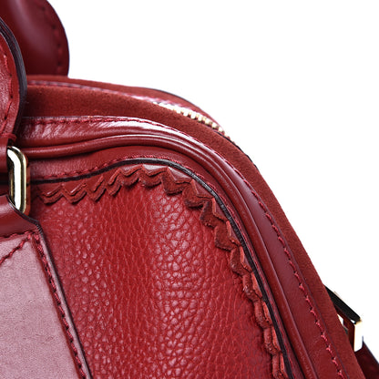 Burberry Grainy Calfskin Suede Prorsum Tassel Satchel Red 14 of 14
