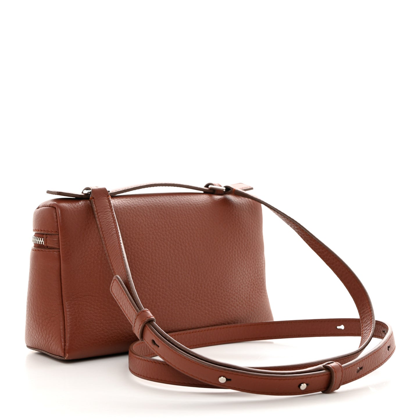 Grained Calfskin L19 Extra Pocket Pouch Kummel