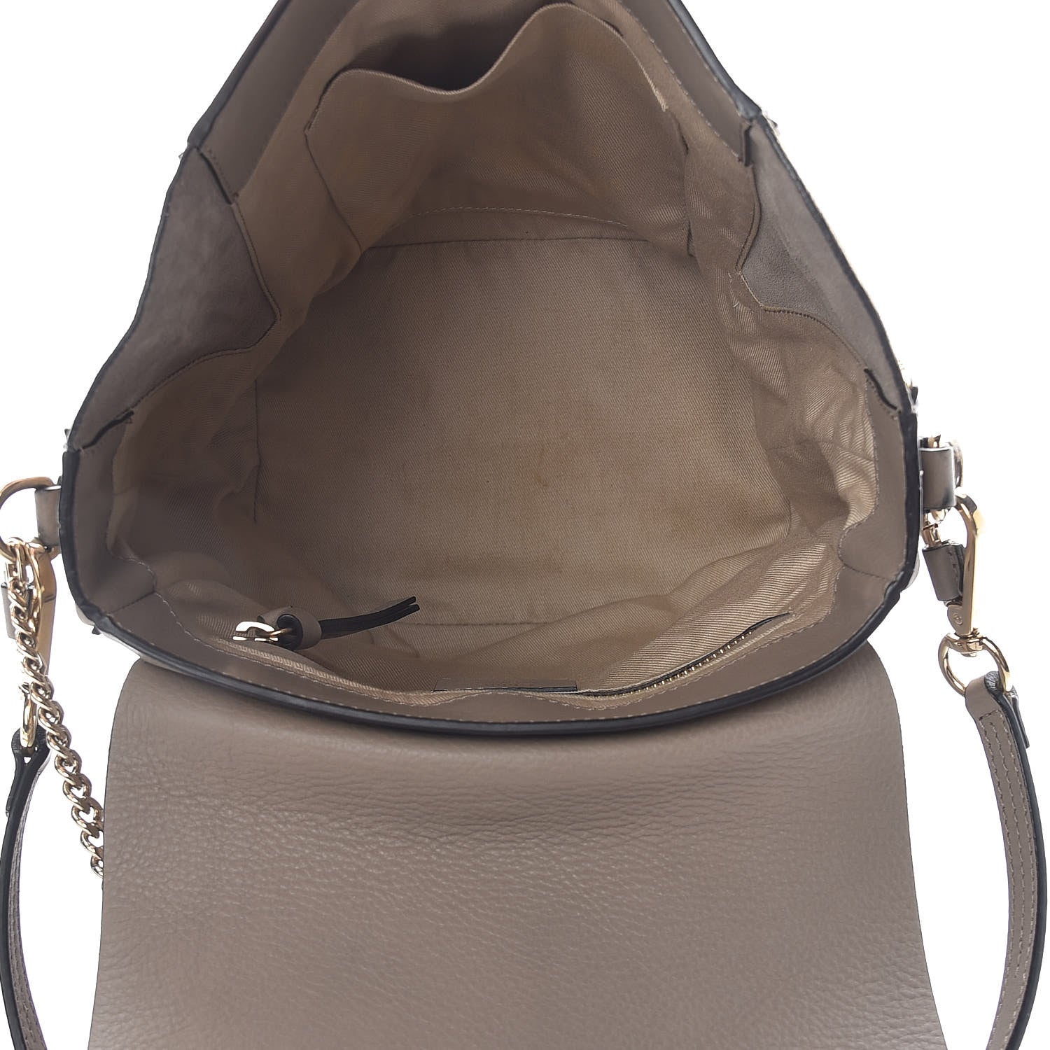 Chloe Suede Calfskin Medium Faye Backpack Motty Grey 5 of 18
