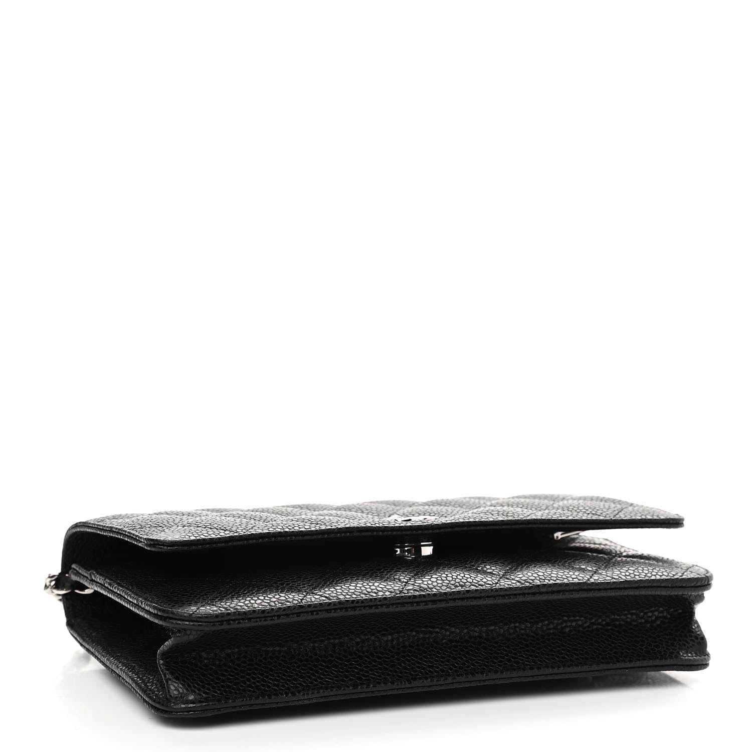 Chanel Caviar Quilted Wallet On Chain WOC Black 4 of 12