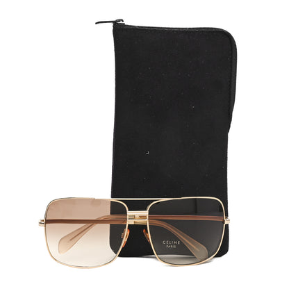Celine Metal Sunglasses CL 41808/S Gold 7 of 7