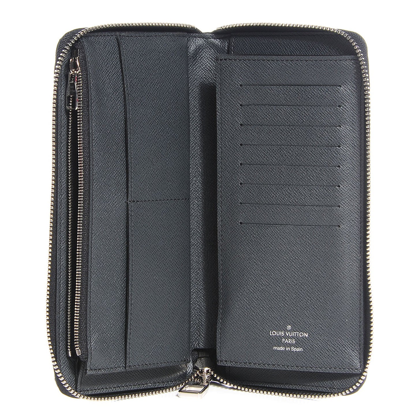 Taiga Vertical Zippy Wallet Ardoise
