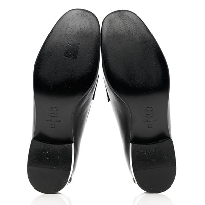 Chanel Lambskin Quilted Boy Loafers 38 Black 5 of 13