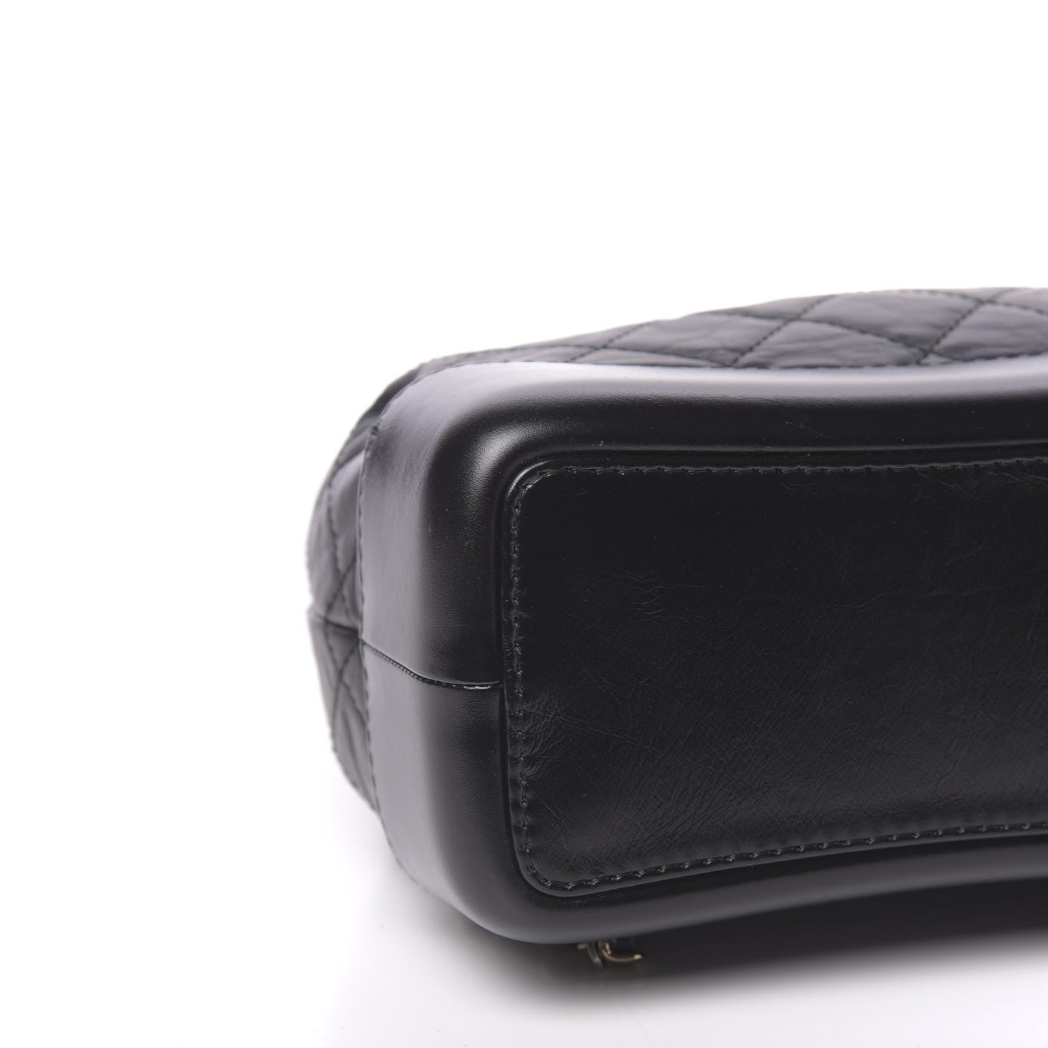 Chanel Aged Calfskin Quilted Small Gabrielle Backpack Black 7 of 14