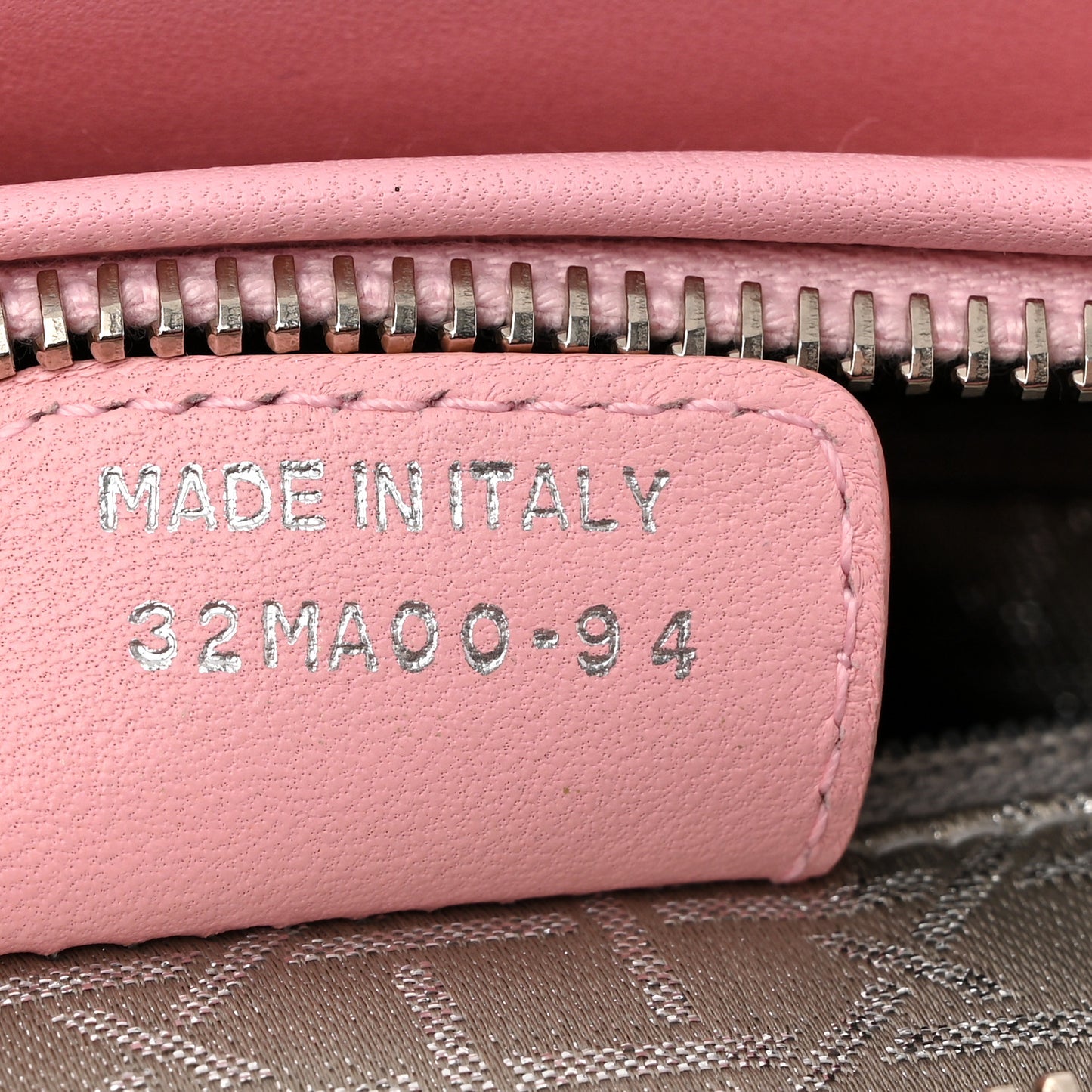 Lambskin Cannage Medium Lady Dior Light Pink