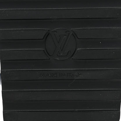 Louis Vuitton Monogram Denim Paseo Flat Comfort Sandals 38.5 Navy Blue 6 of 13