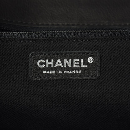 Chanel Calfskin Quilted Dallas Saddle Bag Black 6 of 12