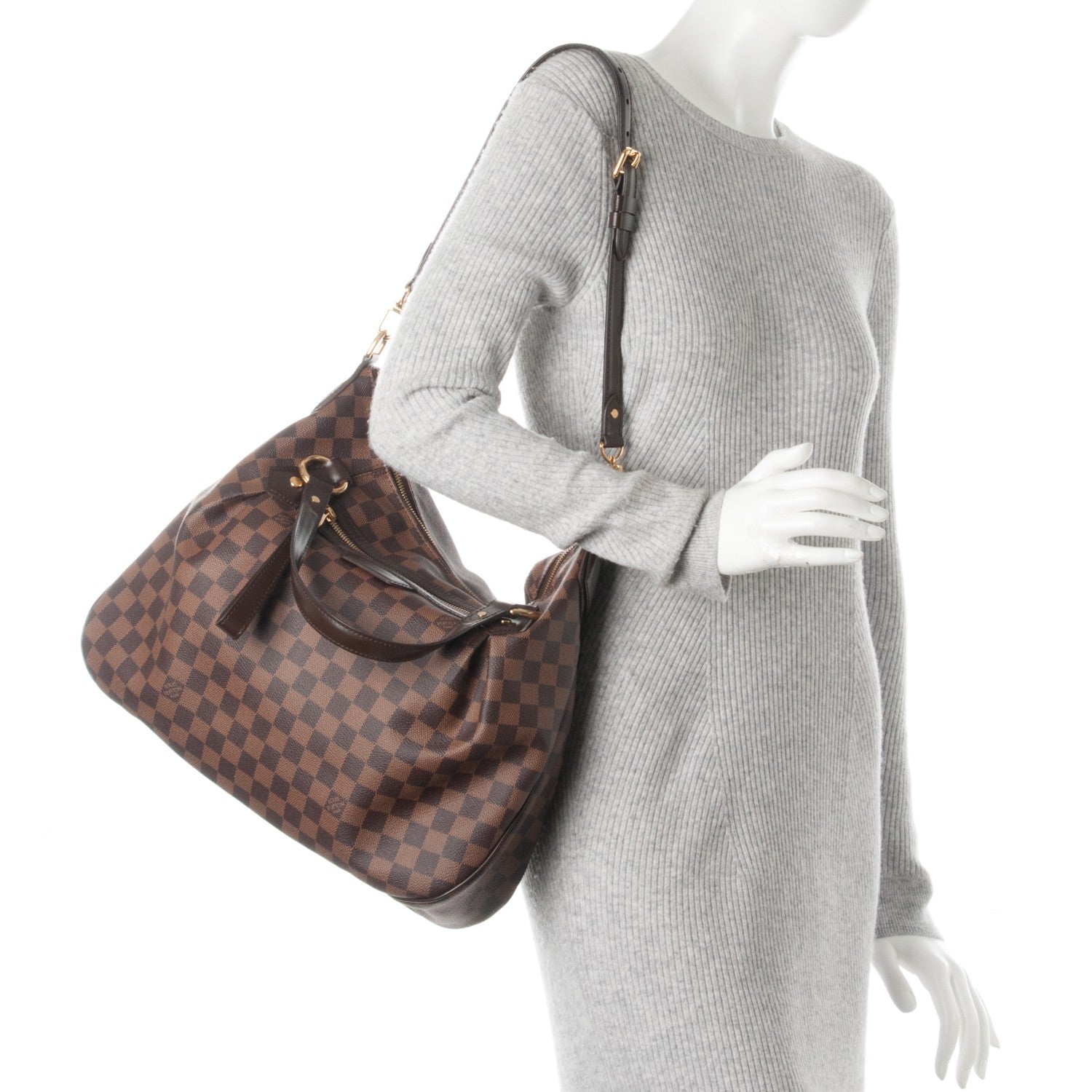 Louis Vuitton Damier Ebene Evora MM 2 of 7